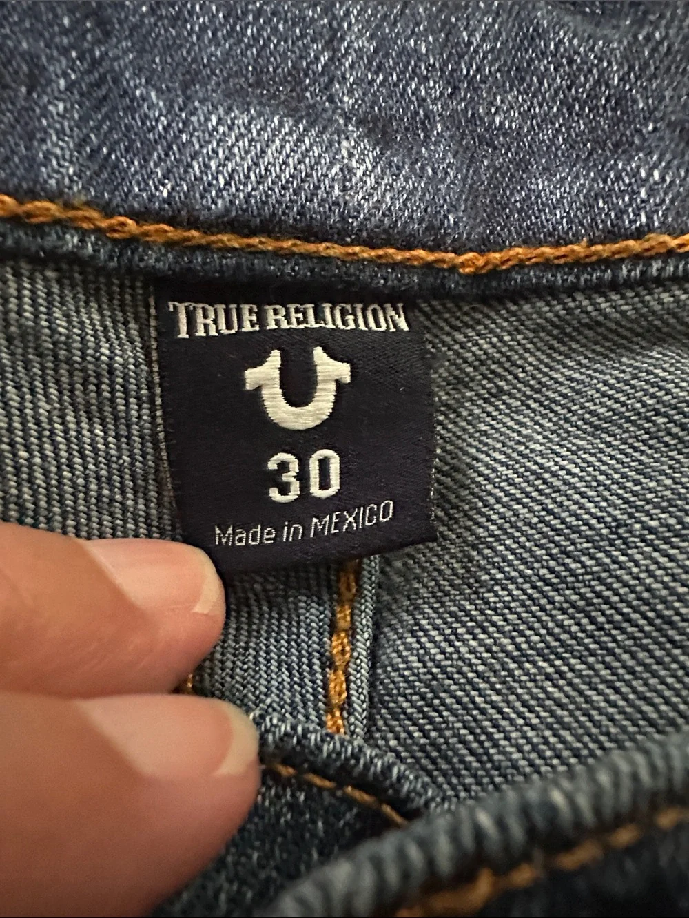 True Religion relaxed Slim Blue Washed Jeans 30 x 32 Geno relaxed slim